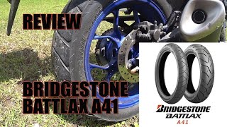 Review Bridgestone Battlax A41 Español [upl. by Hamlen]