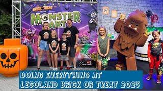 LEGOLAND Florida Brick or Treat 2023 I ALL Entertainment Activities Characters Treats amp Ride POV [upl. by Ramraj]