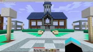 Minecraft  Town Square Idea [upl. by Ronile375]