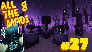 MINING UNOBTAINIUM ORE AND KILLING THE WARDEN  ALL THE MODS 8  ATM8 MINECRAFT [upl. by Natsyrk]