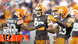 Cincinnati Bengals vs Cleveland Browns  2022 Week 8 Game Highlights [upl. by Alaehcim]