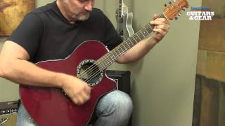 Ovation Applause Balladeer Acousticelectric Guitar Review by Sweetwater [upl. by Lait]