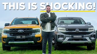 2023 Ford Ranger vs VW Amarok Ute Comparison Shocking Results [upl. by Lunn]