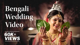 BEST BENGALI WEDDING VIDEO  Taniya amp Sourav CINEMATIC WEDDING VIDEO bengaliwedding weddingvideo [upl. by Anaiuq914]