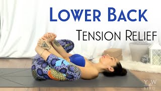 Yoga Stretches for Lower Back Tension [upl. by Ahsert878]