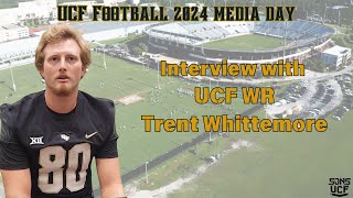 UCF Football Media Day 2024  Interview with WR Trent Whittemore [upl. by Atoiyanap]