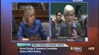 Ellmers Questions Sebelius on Obamacare Failures [upl. by Oniliuqnart]