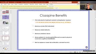 Optimal Treatment of Psychotic Disorders Clozapine Engagement and Community [upl. by Oetam569]