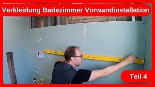 Vorwandinstallation Umbau Badezimmer im Altbau Teil 4  Trockenbau  Altbausanierung DIY [upl. by Agnola603]