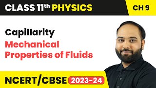 Capillarity  Mechanical Properties of Fluids  Class 11 Physics Chapter 9  CBSE 202425 [upl. by Sorcha]