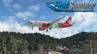 Microsoft Flight Simulator 2020  MSFS 2020  FBW A32NX  Rhodos to Skiathos  LGRP  LGSK  4K [upl. by Boothman]