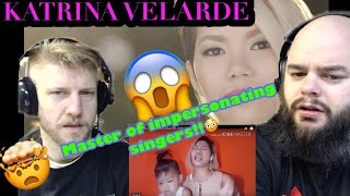 KATRINA VELARDE  impersonating singers 3 😱😳🤯 metalheads reaction [upl. by Corron]