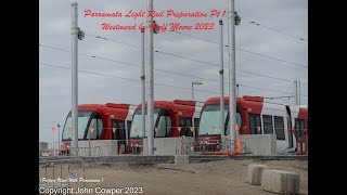 Parramatta Light Rail Preparation  Part 1 Westmead 2023 [upl. by Wilow346]