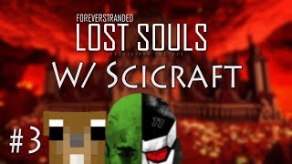 Forever Stranded Lost Souls  MAKING A PIG SPAWNER  Minecraft Modpack 3 [upl. by Woodie]