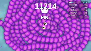 Snakeio WORLD RECORD SCORE Circling 100 of the Map in Snakeio [upl. by Gianni797]