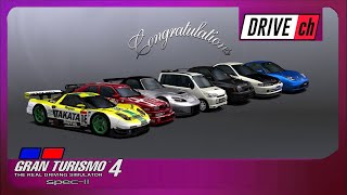 【GT4 Spec II】Randomized Game Progression Prize Cars Good JDM pulls [upl. by Tur]