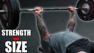 Upper Body Workout For STRENGTH amp SIZE How to build bench press amp muscular upper body [upl. by Yrrat]