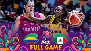 Colombia v Mexico  Full Basketball Game  FIBA Womens AmeriCup 2023 [upl. by Bernetta287]