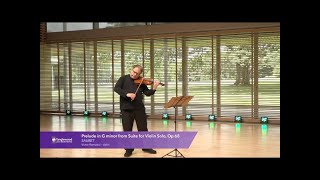 Emile Sauret Prelude Victor Romanul Violin Tanglewood [upl. by Lebasy465]