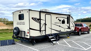 Winterizing my Heritage Glen 22RBHL travel trailer [upl. by Krik]