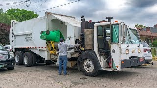 CCC LET2  EZ Pack HCSLA Manual Side Load Garbage Truck [upl. by Yelhsa269]