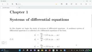 Dynamical Systems  Introduction to Dynamical systems [upl. by Burrow]