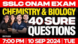 SSLC Chemistry  Biology  40 Sure Questions  Xylem SSLC [upl. by Ahseital]