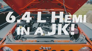 64L HEMI SWAP Jeep Wrangler JK 392 V8  Big Power for your JK [upl. by Brig]