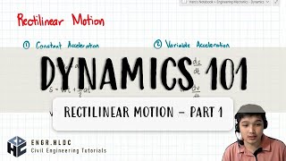 CE Board Exam Review Dynamics  Rectilinear Motion Constant Acceleration Part 1 [upl. by Luing]