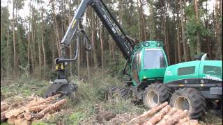 Chantier Forestier n°7 Silvatec 8280th et Rottne solid F96 [upl. by Enamrahc367]