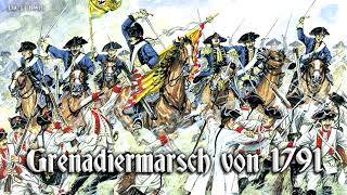 Grenadiermarsch von 1791 German march [upl. by Ahsimac]