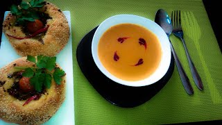 شربة العدس الأحمر التركية مثل الذي يقدم في المطاعم و ذوقه رائع Recette de Soupe à lentille rouge [upl. by Claudian]