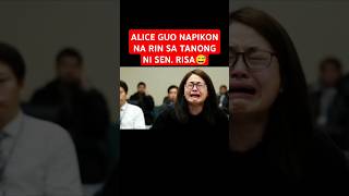 Alice Guo napikon na rin sa tanong ng mga senador shorts short [upl. by Cecil]