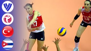 Turkey vs Cuba  Full Match  Womens Volleyball World Grand Prix 2012 [upl. by Ayamahs]