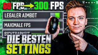 Die BESTEN SETTINGS für WARZONE SEASON 5 Max FPS Sichtbarkeit Tastenbelegung [upl. by Akinorev]