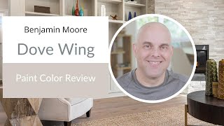 Benjamin Moore Dove Wing Paint Color Review [upl. by Eahsed88]