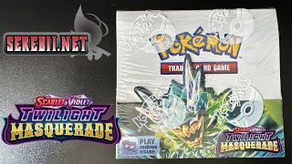 Twilight Masquerade Booster Box Pokémon TCG Opening [upl. by Yanttirb]