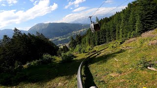 Sommerrodelbahn  in Mieders Stubaital  Alpine Coaster [upl. by Amitaf]