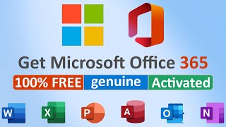 Download Install and Activate Genuine MS Office 365 for free for Lifetime Official Microsoft [upl. by Abdulla]