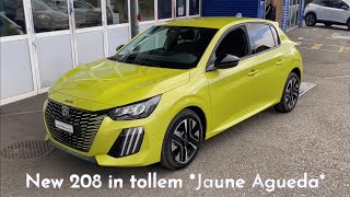 New 208 Allure 100 PS 6 Gang Schaltgetriebe in tollem Jaune Agueda [upl. by Cacka451]