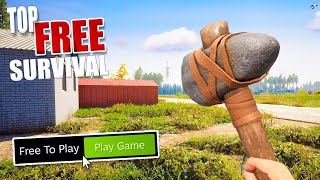 Top 10 FREE Open World Survival Games 2023 NEW [upl. by Ditmore]