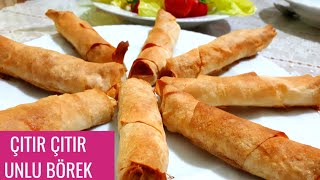 3 dakikada PEYNİRLİ ÇITIR BÖREK tarifi  sirkeli börek nasıl yapılır börek kolay hamur işleri [upl. by Atila]