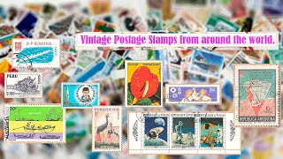 OLD POSTAGE STAMPS PHILATELY [upl. by Macario]