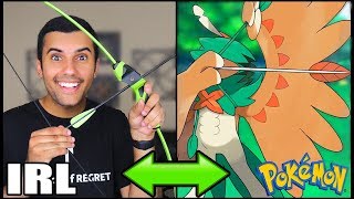 INSANE POKEMON ATTACKS IN REAL LIFE CHALLENGE DECIDUEYE SPIRIT SHACKLE INSANELY DANGEROUS [upl. by O'Malley]