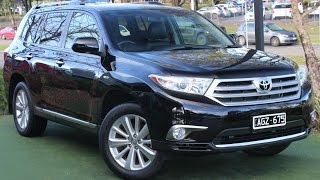 B5402  2012 Toyota Kluger Grande Auto 2WD MY12 Review [upl. by Nimzaj]