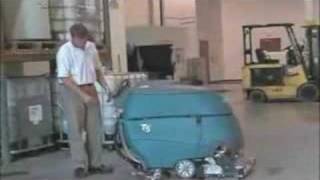 How to Use the Tennant T5 Floor Scrubber [upl. by Pitzer]