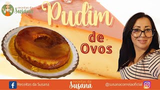 PUDIM DE OVOS  🍎 quotReceitas do Paraísoquot [upl. by Mall166]