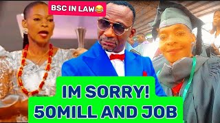 Dunamis Church Pastor Paul Enenche Offer 50Mill amp Job To Testimony Lady Bsc in Law paulenenche [upl. by Htyderem]