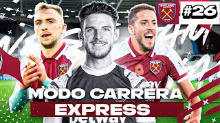 EL PROYECTO del WEST HAM tras la MARCHA de DECLAN RICE  FIFA 23 Modo Carrera Express West Ham 26 [upl. by Ajssatsan]