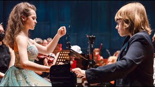 Mendelssohn Concerto for Two Pianos and Orchestra in EMajor O5 Hahn Duo and Thomas Schlerka [upl. by Jonme]